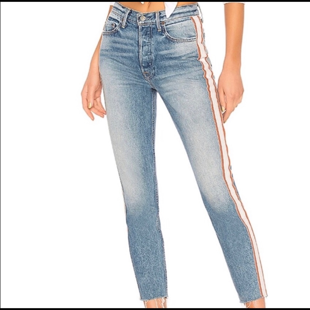 GRLFRND DENIM - Karolina Jean stripe island hopper